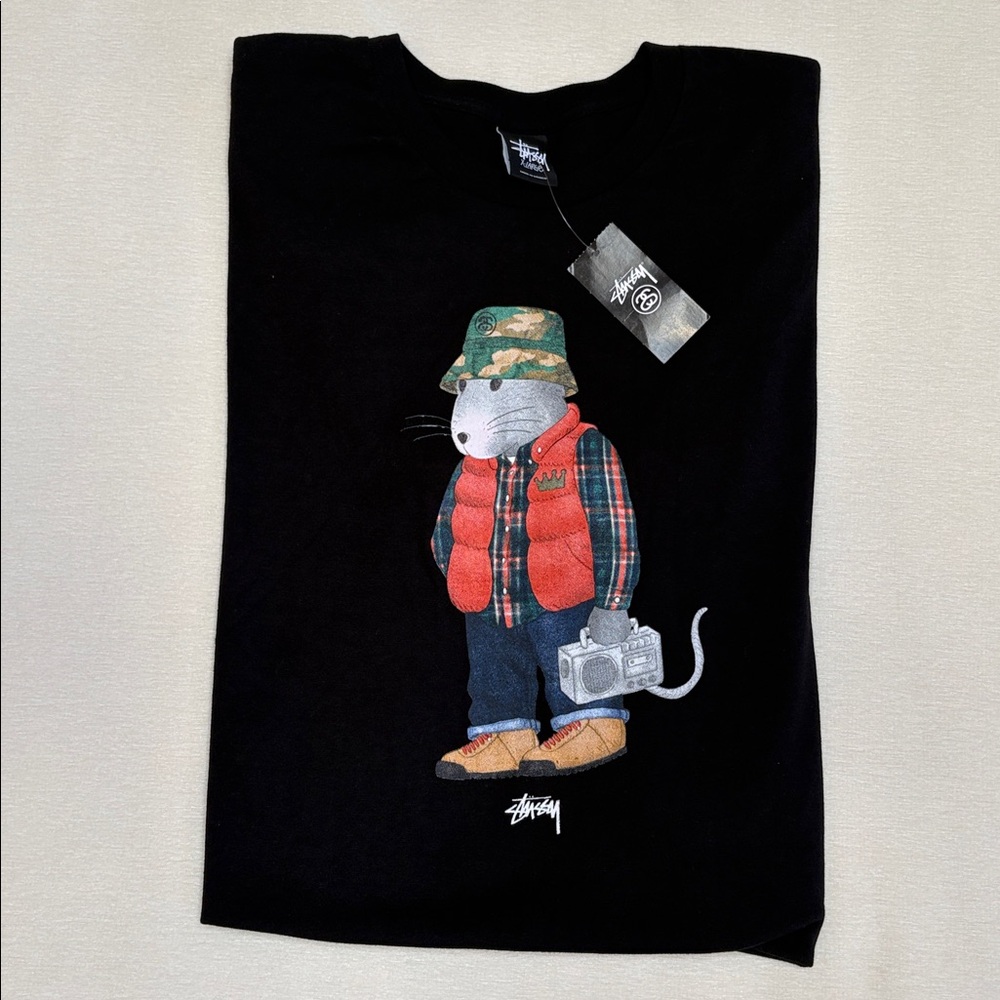 Stussy HIKING RAT Tee - XL- Brand new with tag - RARE